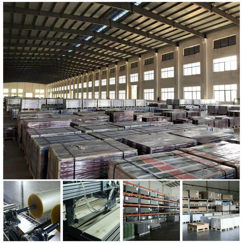 Resistenza ricoprente UV di invecchiamento delle mattonelle 5mm del vinile di Spc della pavimentazione del vinile di SPC della serratura di clic