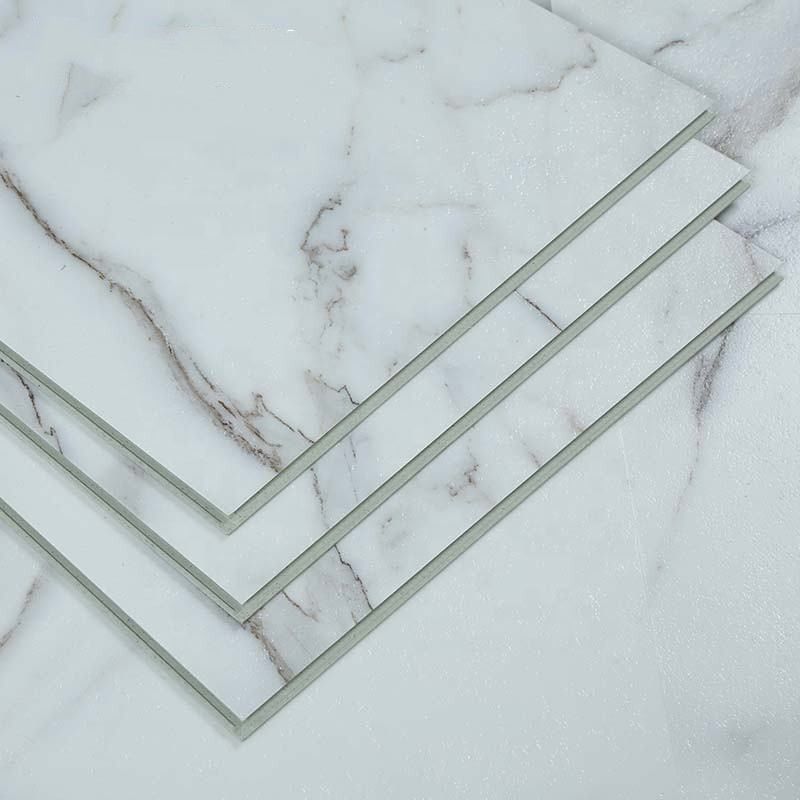 Sguardo di marmo Spc del FSC 4.0mm che pavimenta la pavimentazione impermeabile commerciale del vinile di Spc