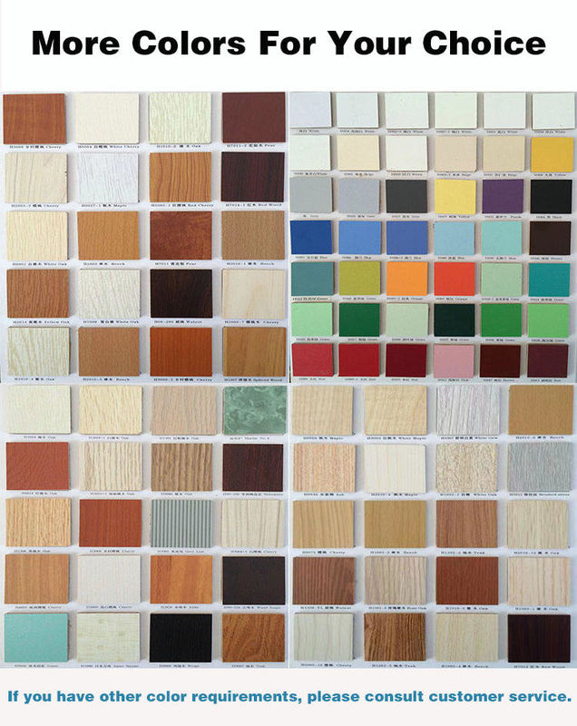 Gabinetto di legno del guardaroba del pannello della porta di legno minimalista della mobilia 4 con i cassetti