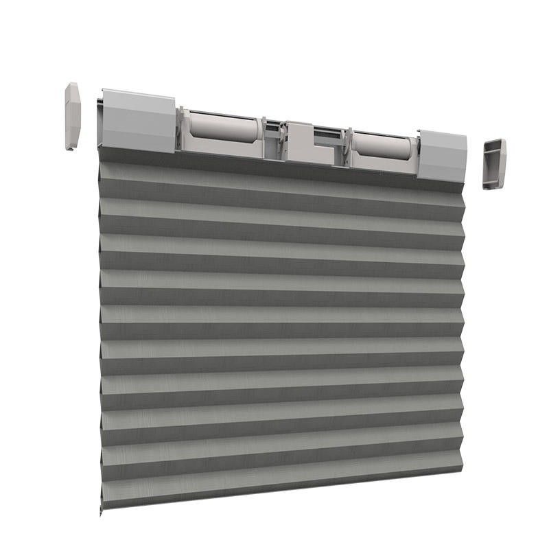 La tenda senza cordone di carta piegante aperta più bassa acceca i ciechi temporanei pieghettati