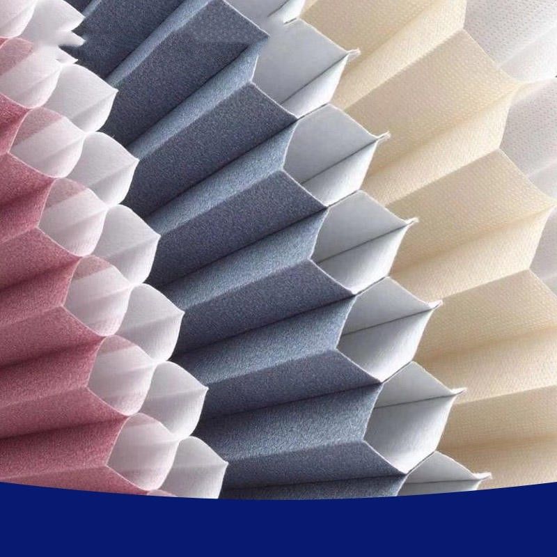 La tenda senza cordone di carta piegante aperta più bassa acceca i ciechi temporanei pieghettati