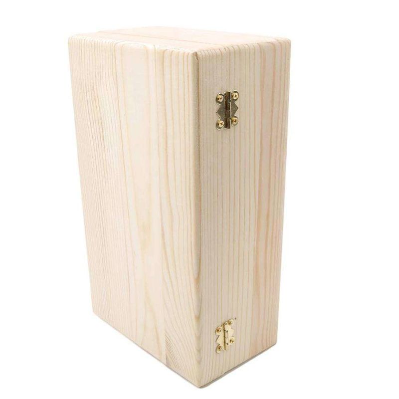 L'annata del ricordo di festival ha munito multifunzionale di cardini non finito Lidded della scatola di legno