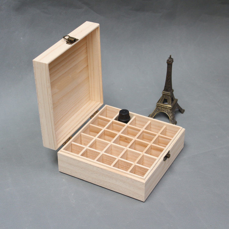 Scatola di legno Lidded smontabile del quadrato per stoccaggio a secco 41*31*24cm della frutta