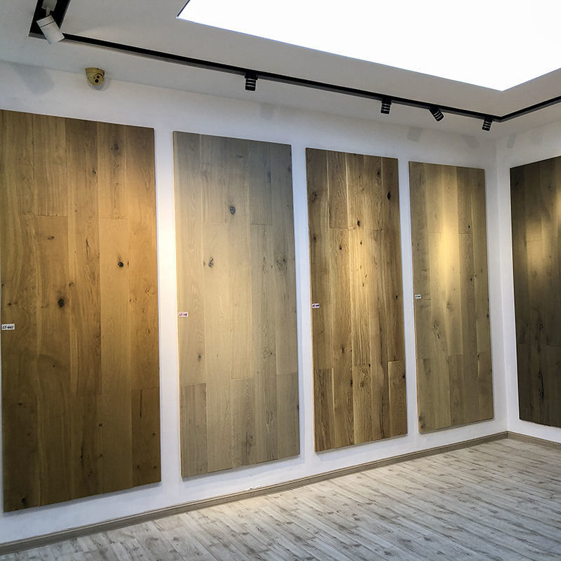 Ampio la quercia afflitta della plancia lavaggio ha costruito il legno che pavimenta 20 colori personalizzabili