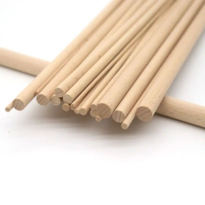 Birch Pin Circolare Pino BSCI Legno Massello Stick Per Strumenti Di Decorazione Domiciliare