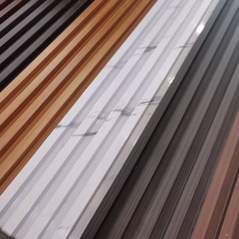 Decorazione interna In legno Colore Efficienza energetica Antimeteore Antigraffi Pannello da parete WPC Effetti 3D