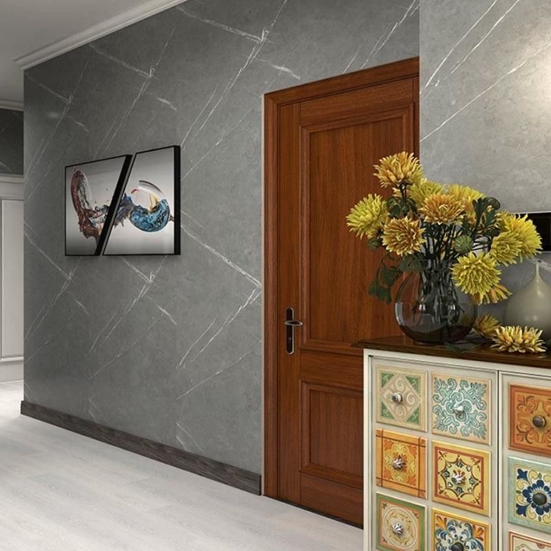 Vendita calda PVC SPC di plastica di pareti interni impermeabile marmo bagno pannello di parete per camere bagnate