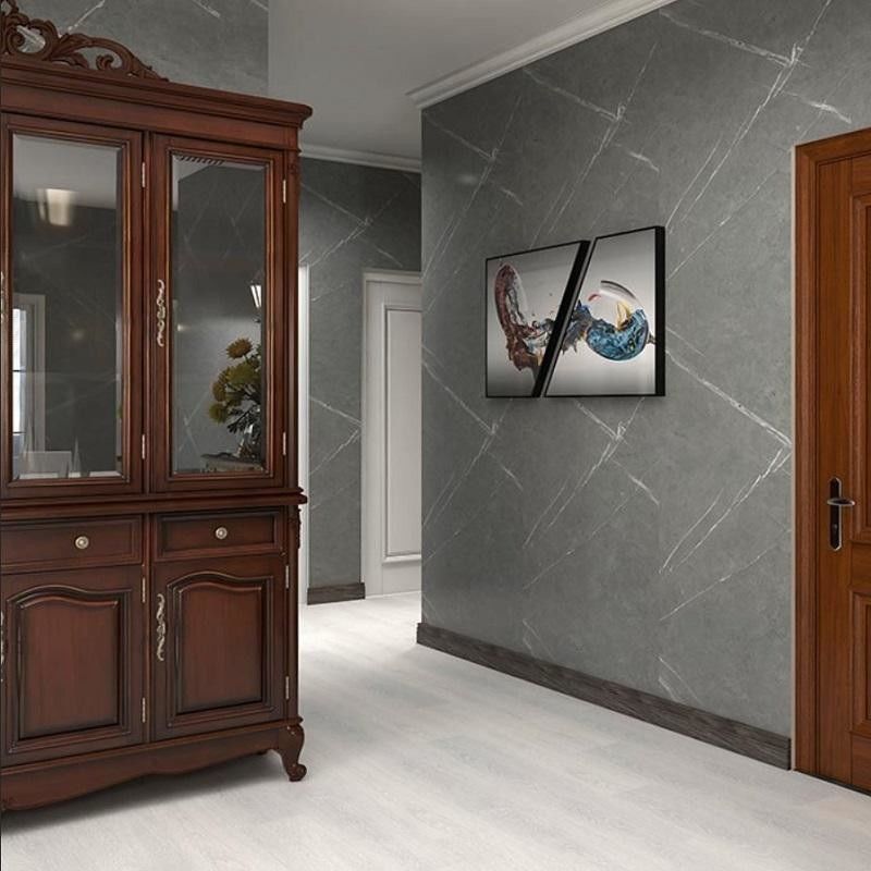 Vendita calda PVC SPC di plastica di pareti interni impermeabile marmo bagno pannello di parete per camere bagnate