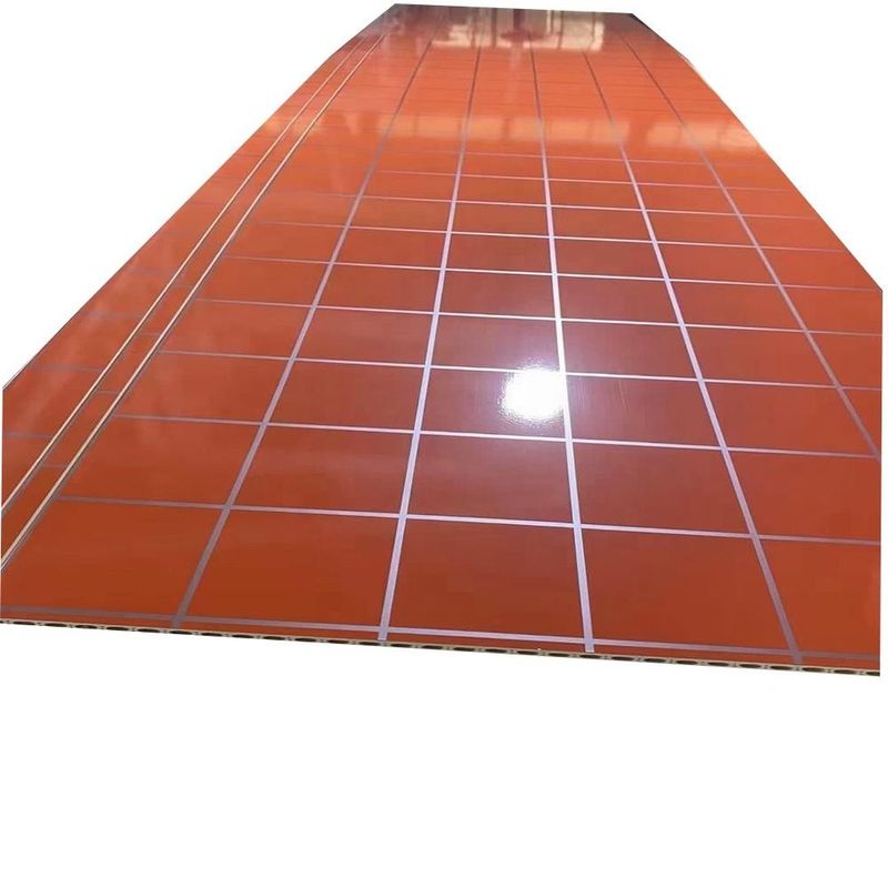 Colorato fiore strisce luce verde roccia Pvc Spc pannello di parete impermeabile Decorazione per interni SPC clicca su carta da parati