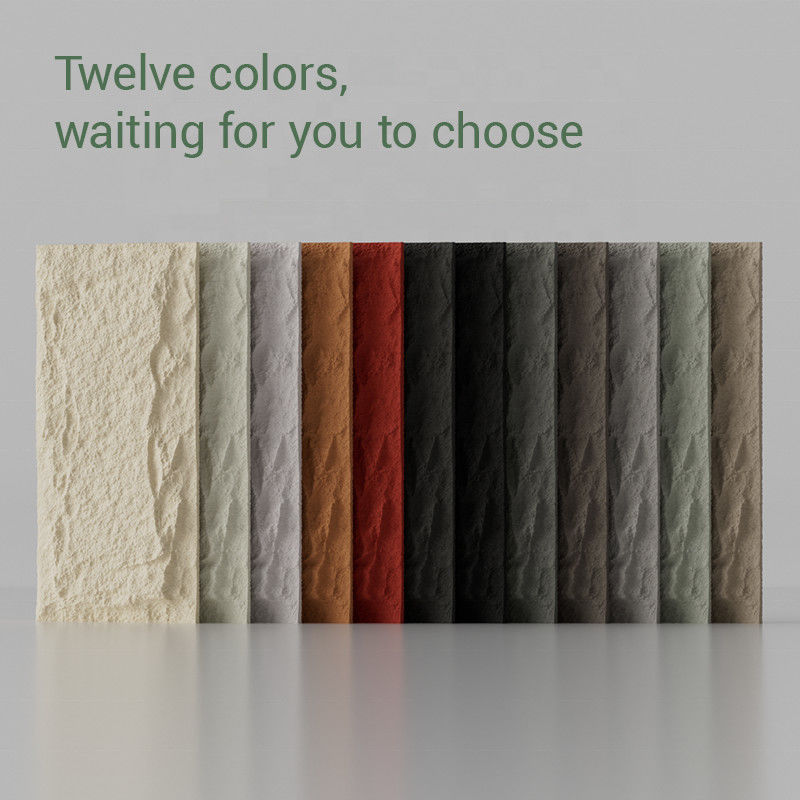 Pannello di parete in pietra artificiale in PU