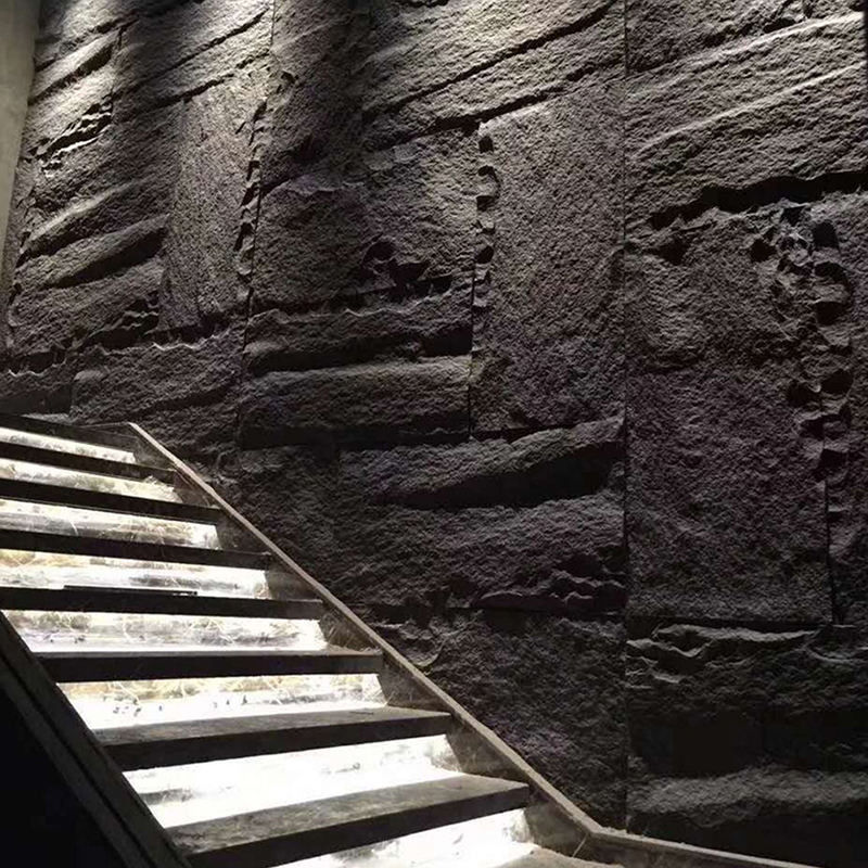 Ingrosso Pietra in PU impermeabile Decorazione 3D Esterno Interno Decorativo Pietra Pannello murario Pietra in PU artificiale
