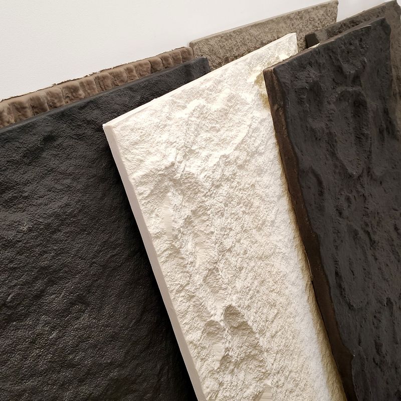 Pannello murale in pietra PU design a fungo per spazi interni ed esterni raffinati