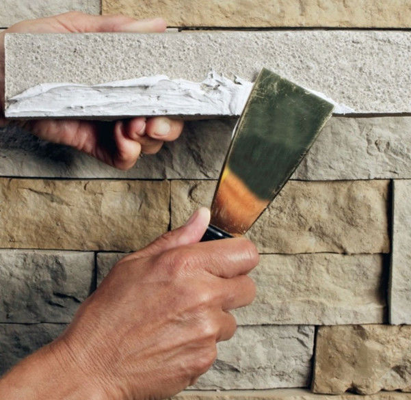 Pietra artificiale Pu pannello murario Pu pannello roccioso Falsce di pietra rivestimento di pietra naturale per rivestimenti esterni