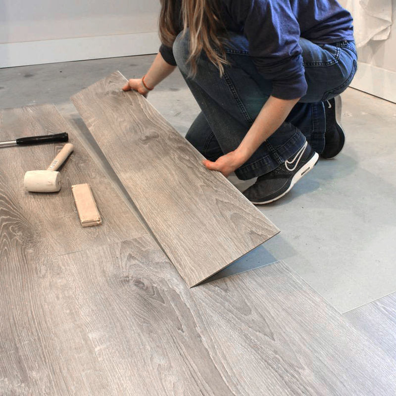 Prezzo di fabbrica ignifuge impermeabile di plastica click pavimento Spc per la casa ufficio PVC SPC LVT LVP pavimenti in vinile