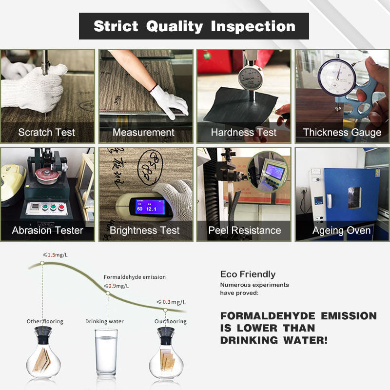 Prezzo di fabbrica ignifuge impermeabile di plastica click pavimento Spc per la casa ufficio PVC SPC LVT LVP pavimenti in vinile