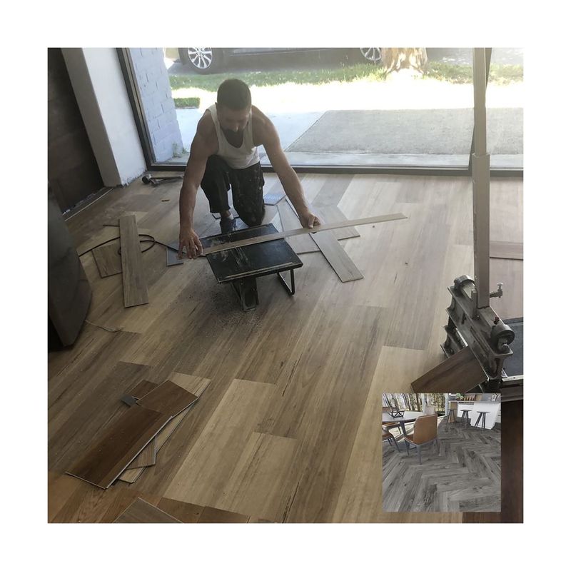 Parquet galleggiante in legno con texture EIR PVC rigido di lusso