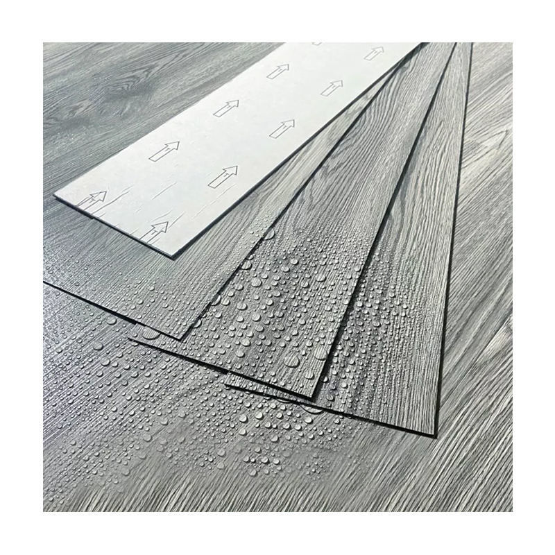 Piastrelle in PVC di lusso di legno impermeabile Lvt pavimenti autoadesivi pavimenti in vinile peeling and stick