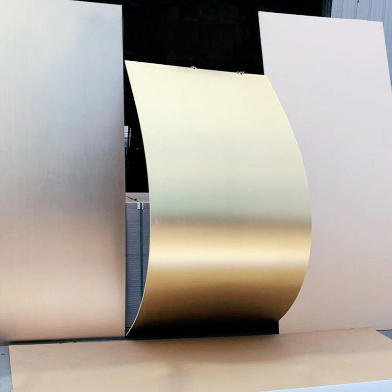 Bambù Carbone di legno Veneer metallo Pannello murario Piastra decorativa Bambù PET Tavola metallica