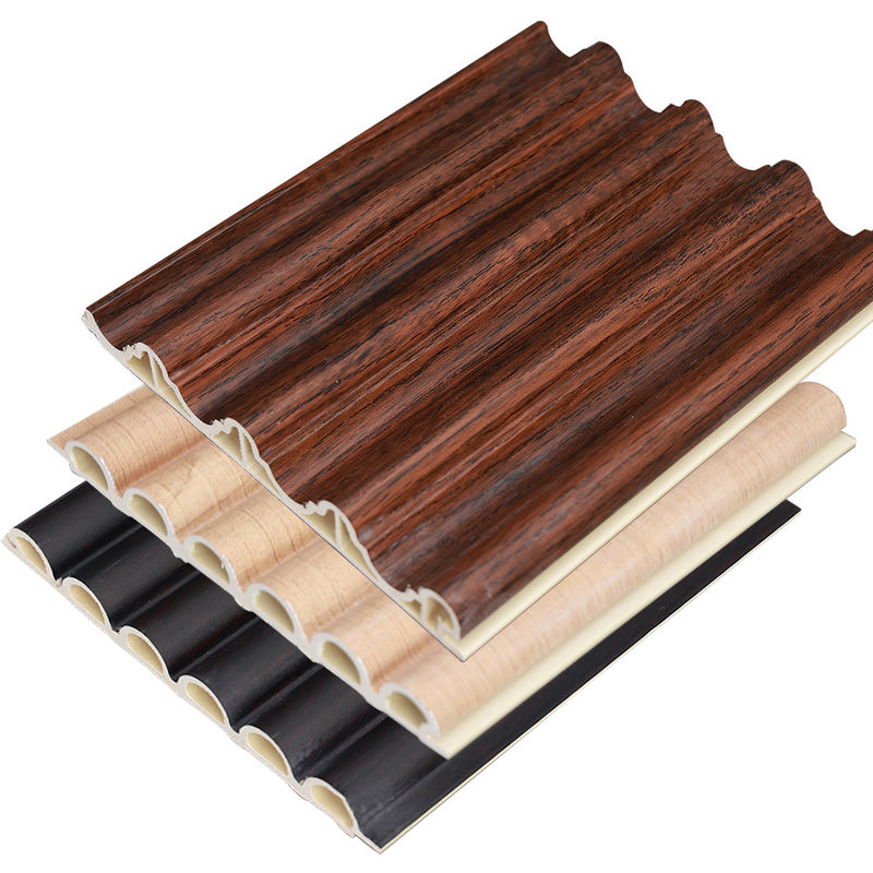 Fabrica Decorazioni interne Legno Plastica Composita Rivestimento PVC Rivestimento di parete a piatto Wpc Pannello di parete interno