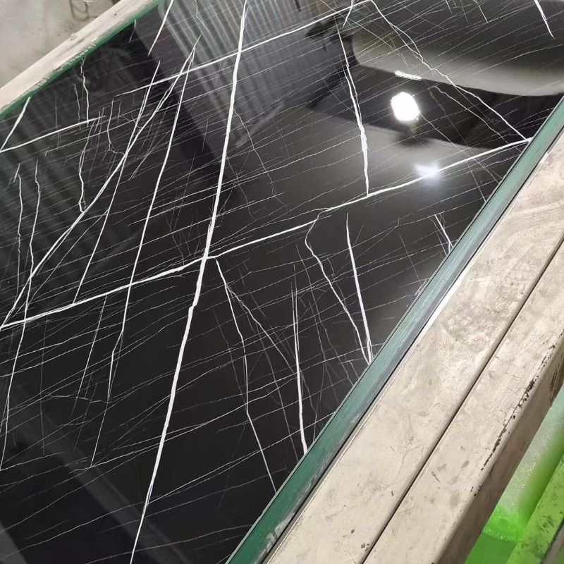 Tavola laminata in PVC UV 1220*2440mm Decorazione degli interni Pannello di copertura muraria in marmo