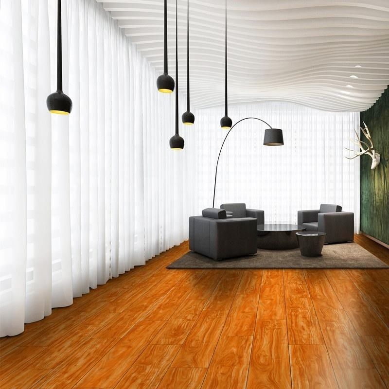 Moderno design SPC clicca planchetta pavimento in vinile resistente allo slittamento resistente all'usura per casa / ufficio / hotel