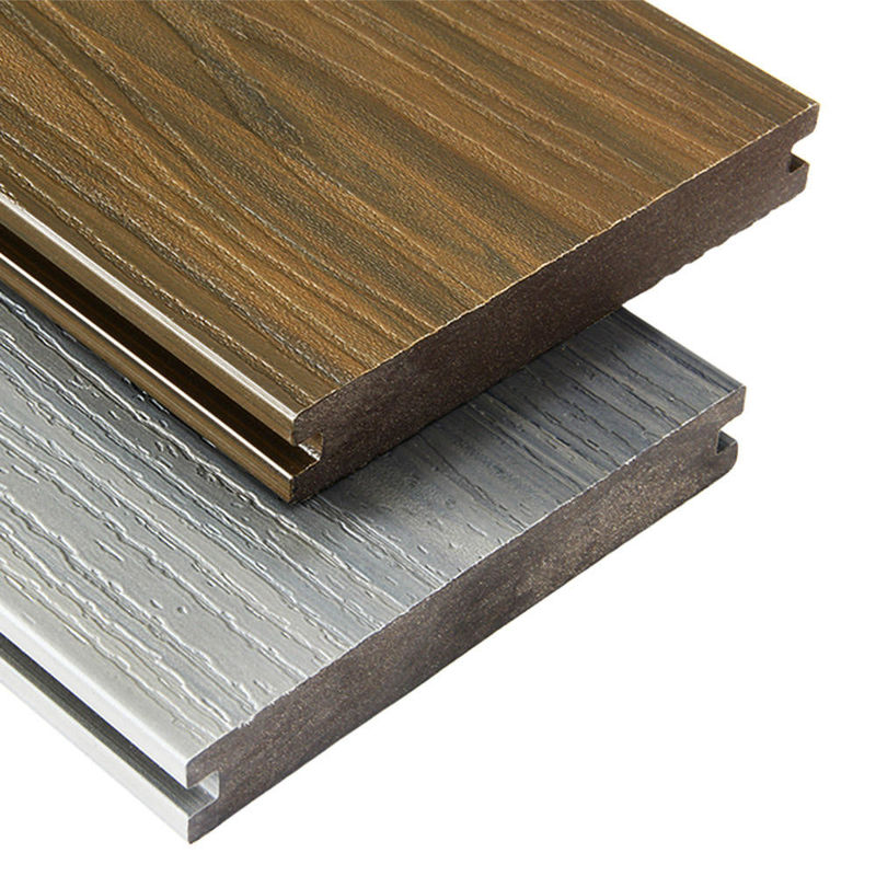 Pavimento di copertina impermeabile a coestrusione europea WPC Pavimento composito di copertina cava