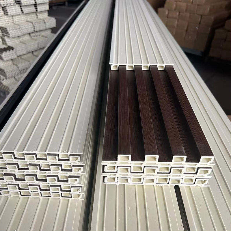 Pannello murale in polivinilcloruro (PVC) con venatura del legno impermeabile per interni, decorazione ecologica