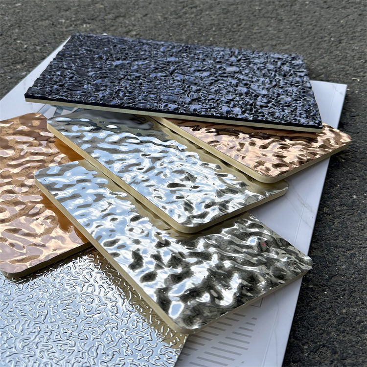 Pannello murario decorativo a grano di legno 3D impermeabile in bambù e carbone facile da installare