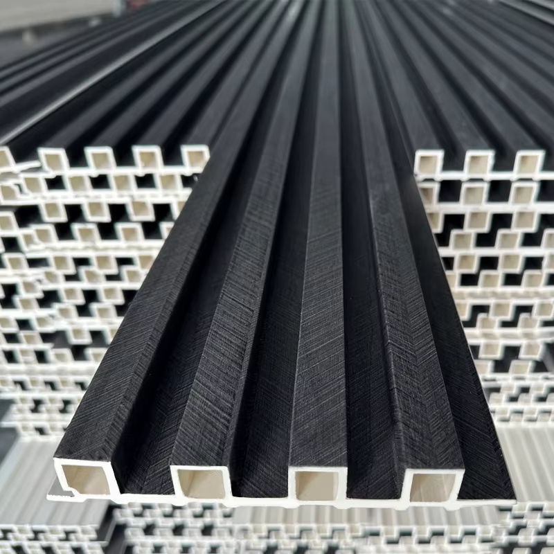 Prezzo all'ingrosso Modern Design WPC Wall Board Anti-Static Interior Wood Slat Wall Panel for Indoor Waterproof WPC Wall Cladding