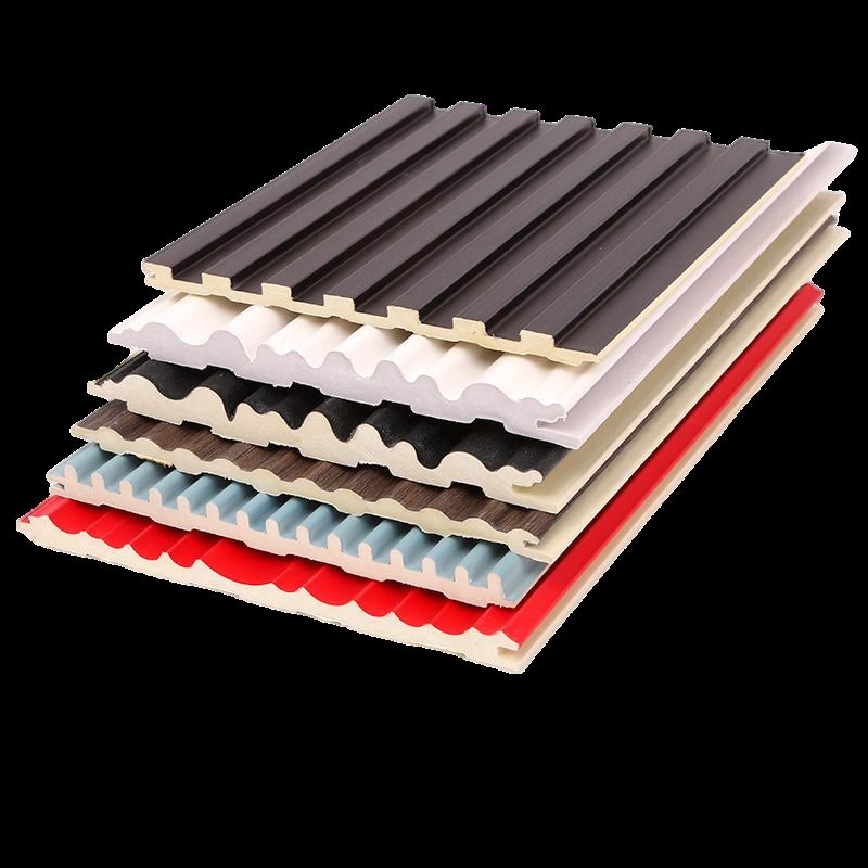 WPC pannello di parete in legno composito WPC parete rivestimento piastrelle interno il pannello di parete a piombo