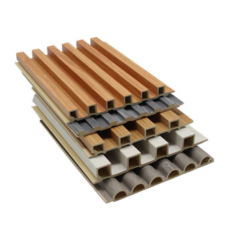 Acque resistenti integrati altri pannelli di parete pannelli di legno curvo Pvc decorazioni murali interni pannello di parete Wpc a lastra