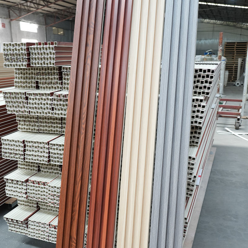 Pannello a parete in WPC impermeabile per TV Sfondo per la decorazione degli interni in hotel e appartamenti in plastica