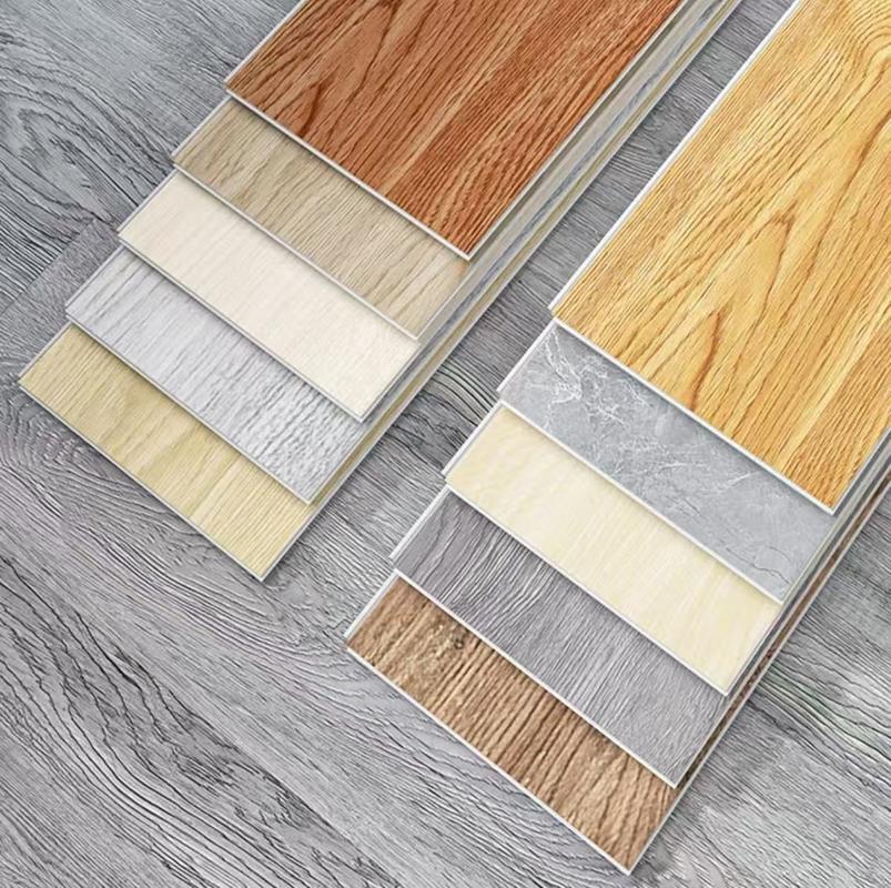 Pavimento SPC 4mm Impermeabile Effetto Legno Vinilico con Sistema a Incastro per Decorazione Domestica
