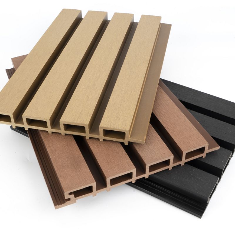 Rivestimento murale WPC esterno composito per esterni di alta qualità Pannelli di rivestimento murale WPC esterni per esterni