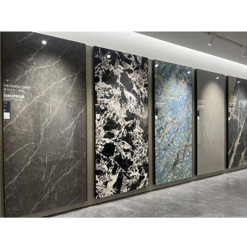 Pietra sinterizzata effetto marmo in formato 3200*1600mm, scelta perfetta per pavimenti interni e rivestimenti murali