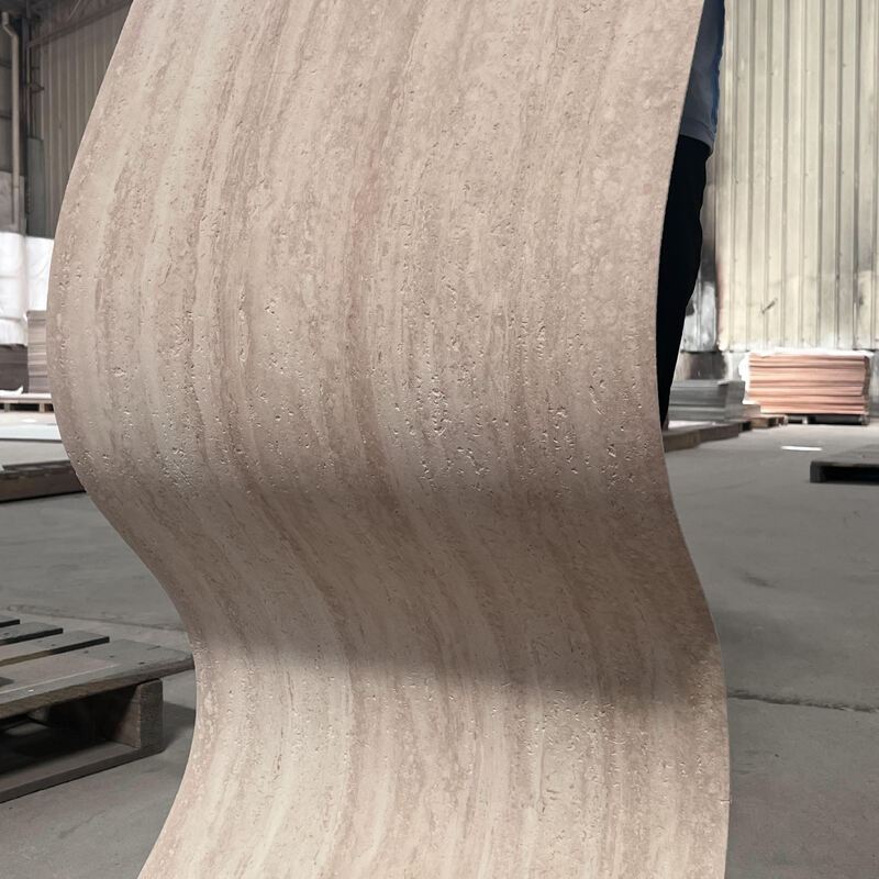 Ingrosso Flessibile Pietra morbida Parete esterno Veneer Piastrelle Foglio Rivestimento Decorativo Pietra pannello di parete