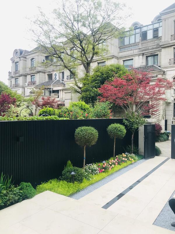 Pannello per facciata in WPC moderno Rivestimento esterno per pareti Pannello per pareti in WPC per hotel