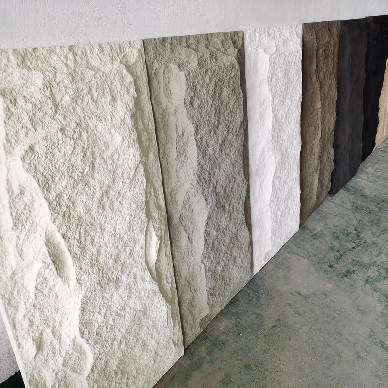 Rivestimento murale interno/esterno flessibile ed ecologico, ignifugo, impermeabile, pannelli di rivestimento in pietra naturale, pietra artificiale