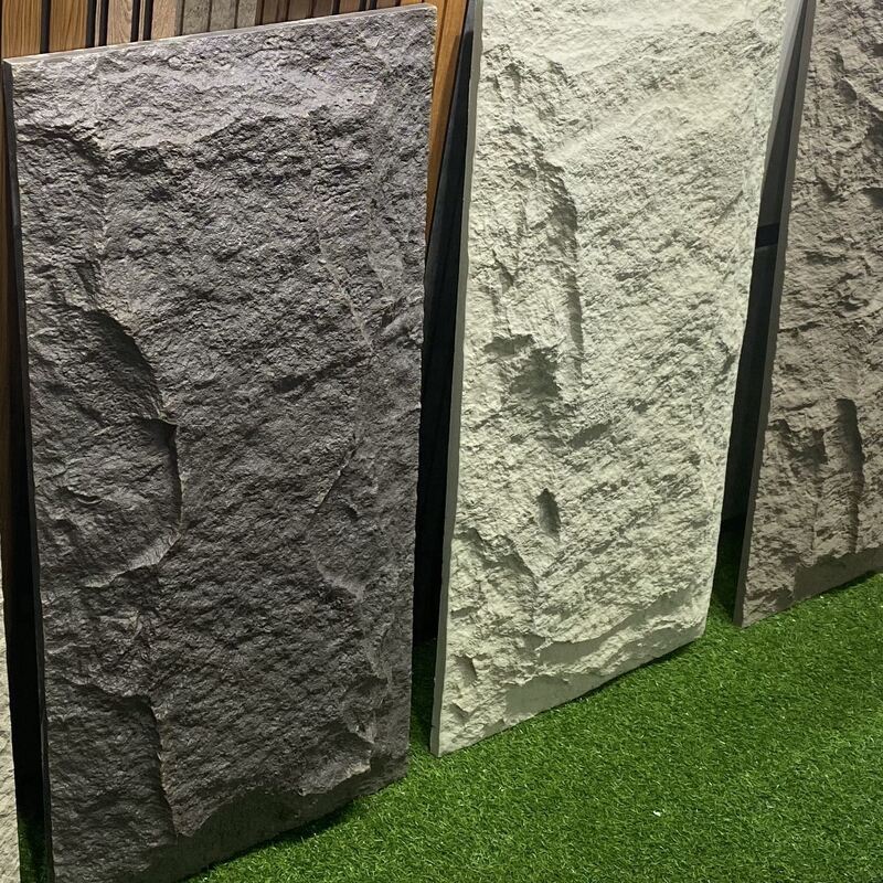 Fassato di PU pannello murario di alta qualità Pietra facile da installare pannello murario decorativo resistente al calore esterno e interno