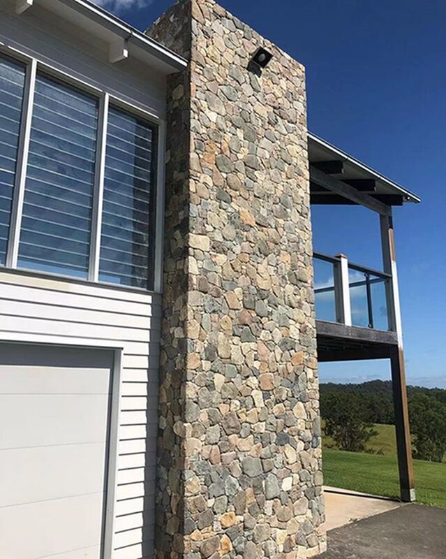 Finitura naturale Slate Culture Stone Veneer Cladding for Bathroom Column Parete esterno e interno in Kerala Pannelli di pietra