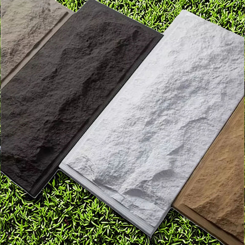 Pannello murale decorativo in poliuretano dal design moderno e leggero, lastra grande in pietra PU per hotel e uso interno, prodotto in Cina