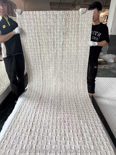 MCM Soft Series Moderno Design Flessibile Artificiale Eco-friendly Ignifugo Ignifugo Big Slab Interior Outdoor Wall Decoration 3D