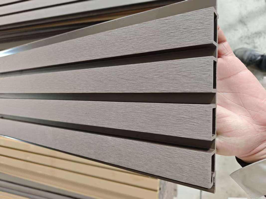 Moderni pannelli a parete compositi WPC impermeabili per uso esterno in edifici commerciali-basso prezzo