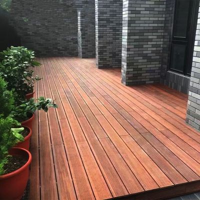 Pavimenti in legno di bambù tessuto a filo carbonizzato Pavimenti esterni in legno di bambù