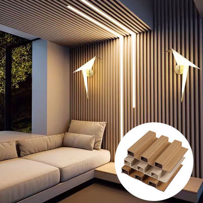 Fabbrica Decorazione interna Rivestimento PVC Rivestimento di parete WPC Interni pannello di parete fluttuato