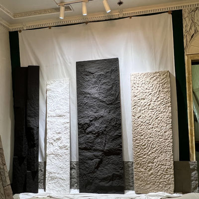 Panello di parete in pietra in PU all'aperto interno Panello di pietra in poliuretano grande