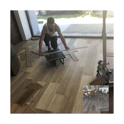 Parquet galleggiante in legno con texture EIR PVC rigido di lusso