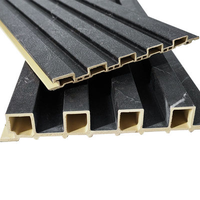 Modern Interior Art Louver Decorative 3d Fluted Wpc Wall Panels per pareti o soffitti e pannelli di copertura in PVC per televisori interni