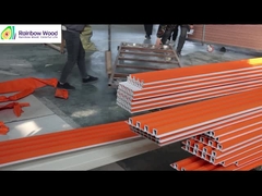 Infissi in legno di plastica composito rivestimento pannello di parete a piombo Wpc interno pannello di parete