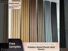 Pannelli a parete in WPC PVC con venatura del legno di alta qualità per la decorazione d'interni